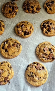 Loaded chocolate chip cookies