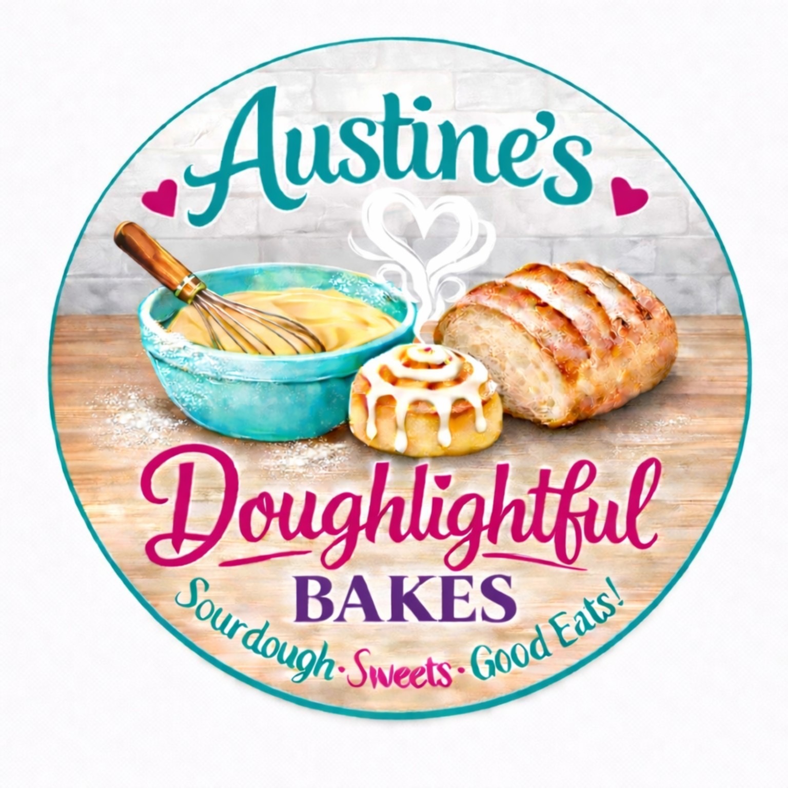 Austine’s Doughlightful Bakes logo